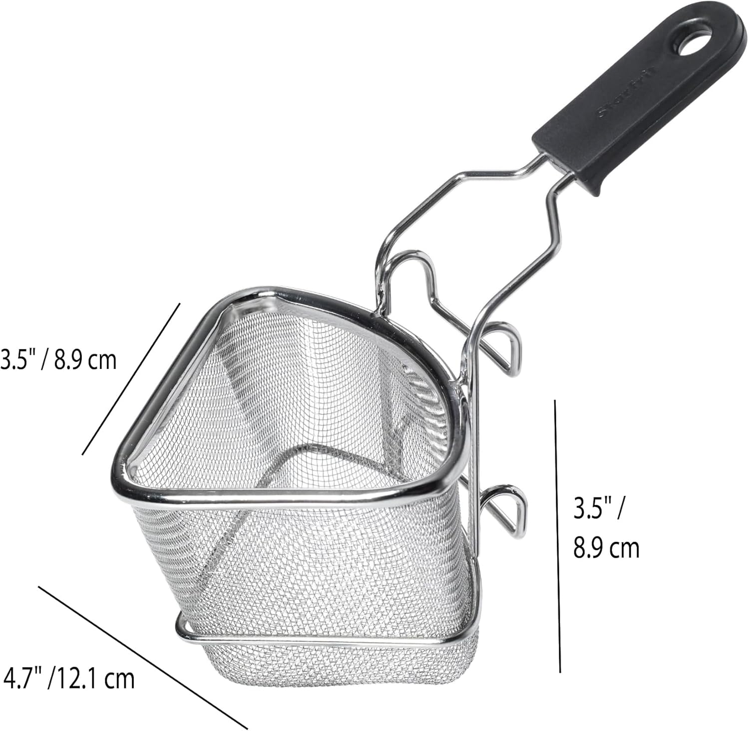 Starfrit - Ensemble de 2 Grands Paniers de Cuisson pour Fondue en Acier Inoxydable, Capacité de 400ml - Simple Boutique