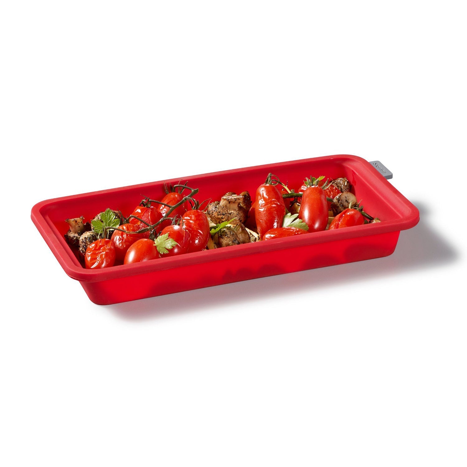 Starfrit - Ensemble de 2 Plats de Cuisson en Silicone Souple, Va au Lave-Vaiselle, Rouge - Simple Boutique