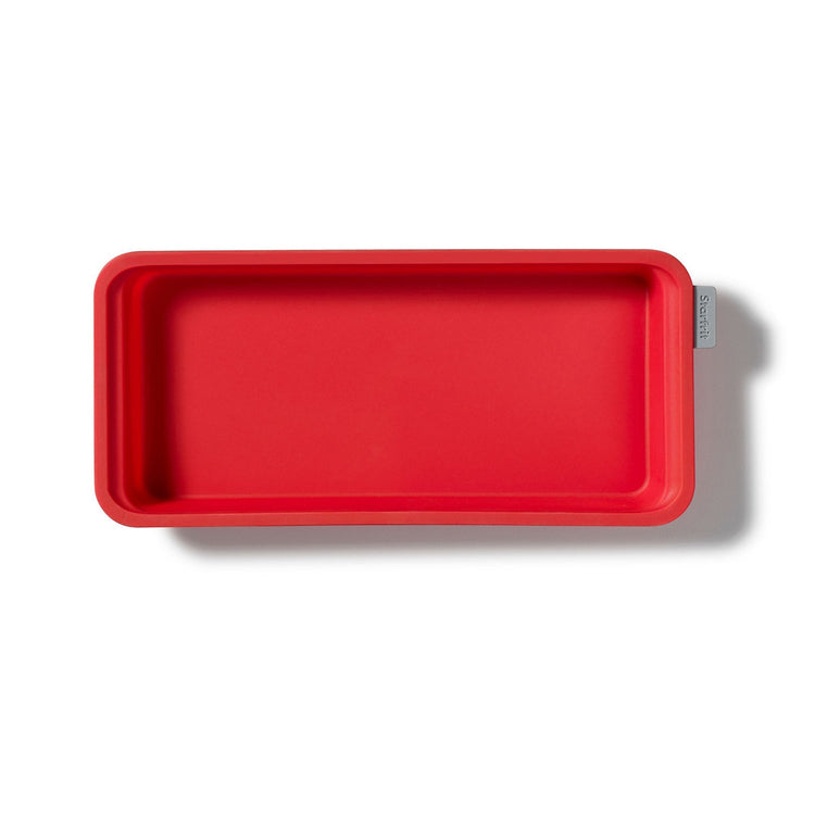 Starfrit - Ensemble de 2 Plats de Cuisson en Silicone Souple, Va au Lave-Vaiselle, Rouge - Simple Boutique