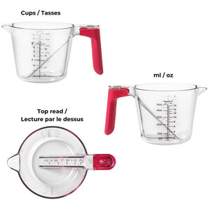 Starfrit - Ensemble de 5 Tasses à Mesurer Emboitable, Vont au Lave-Vaisselle et au Micro-Ondes - Simple Boutique