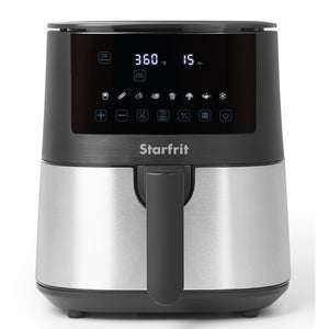 Starfrit - Friteuse à Air à Contrôle Numérique, Capacité de 4.2 Litres, 1400 Watts, Acier Inoxydable - Simple Boutique