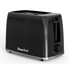 Starfrit - Grille-Pain à 2 Tranches, 6 Réglages de Brunissage, Noir - Simple Boutique