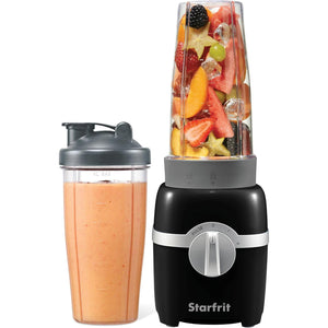 Starfrit - Mélangeur Personnel, Capacité de 828ml, 3 Vitesses, Noir - Simple Boutique
