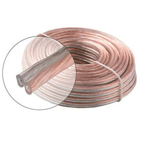 Steren - Câble de Haut-Parleur à 2 Conducteurs, 16AWG, Longueur de 25 Pieds - Simple Boutique