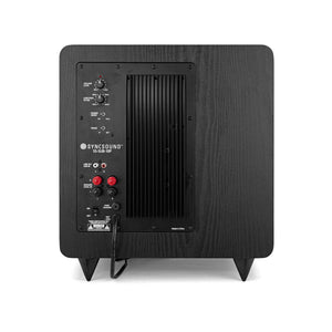 SyncSound Caisson De Graves Haute Performance Amplifié 10 Pouces 150W Noir - SS-SUB-10P - Simple Boutique
