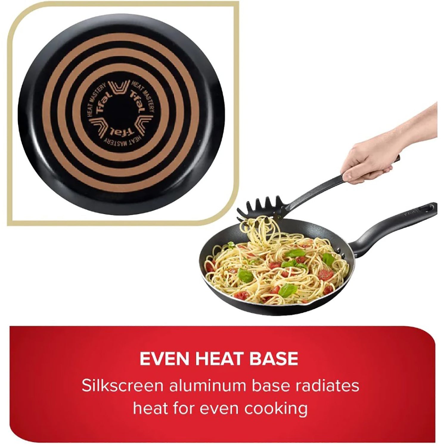 T-Fal - Ensemble de 2 Poêles en Aluminium, Surface Antiadhésive, Technologie Thermo-Spot - Simple Boutique