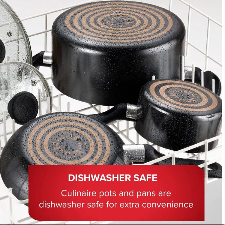 T-Fal - Ensemble de 2 Poêles en Aluminium, Surface Antiadhésive, Technologie Thermo-Spot - Simple Boutique