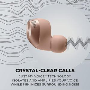 Technics - Écouteurs Intra-Auriculaires Sans-Fil Bluetooth avec Microphone et Boitier de Recharge, Rose - Simple Boutique