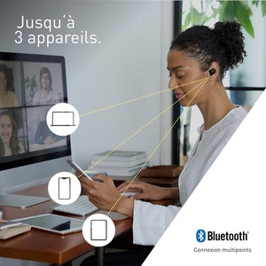 Technics - Écouteurs Intra-Auriculaires Sans-Fil Bluetooth avec Suppression du Bruit, Microphone et Boitier de Recharge, Noir - Simple Boutique