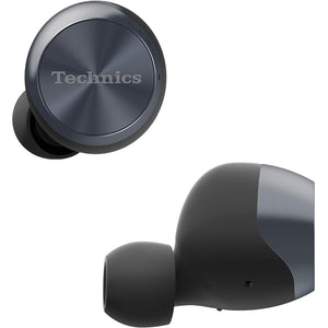 Technics - Écouteurs Intra-Auriculaires Sans-Fil Bluetooth avec Supression du Bruit, Microphone et Boitier de Recharge, Noir - Simple Boutique
