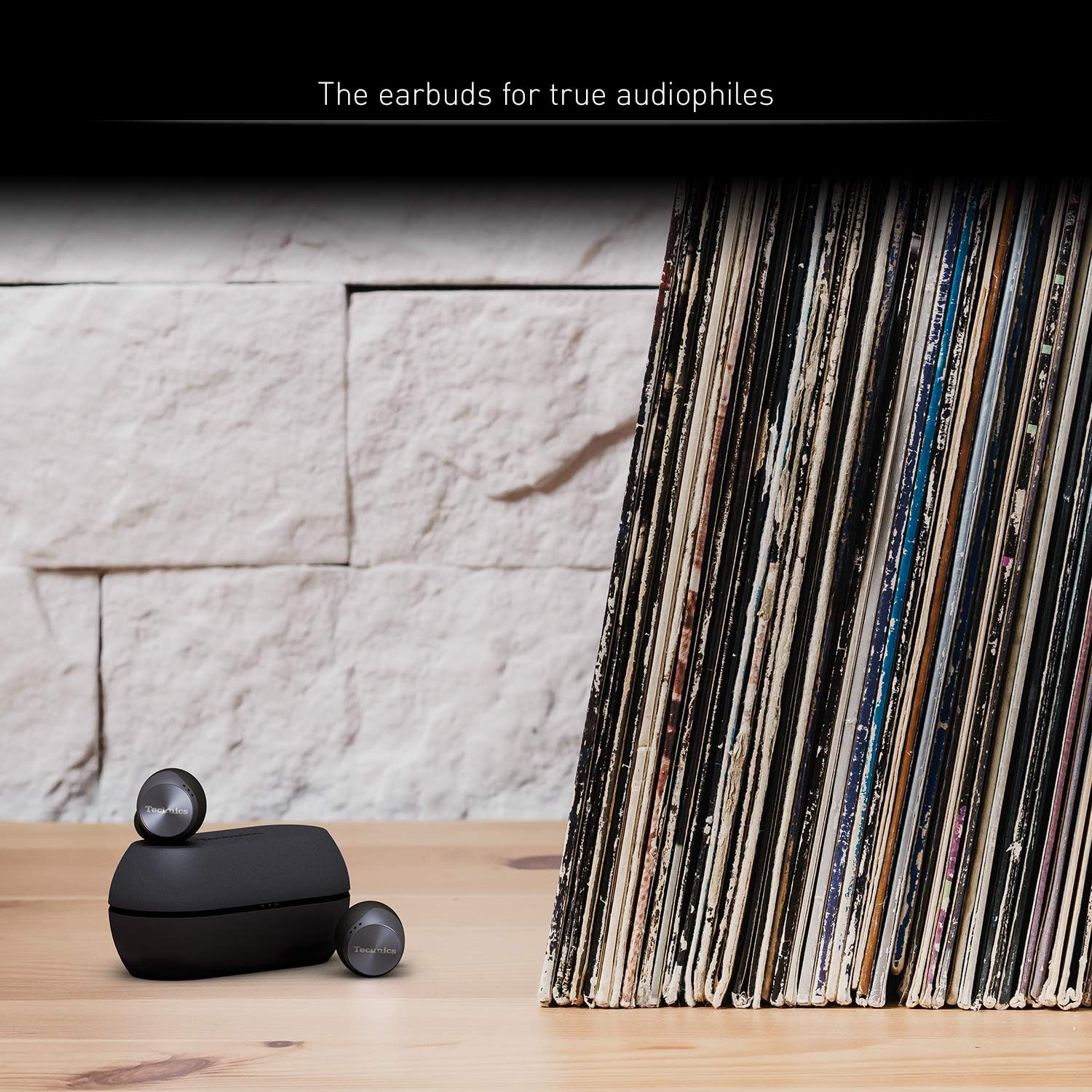 Technics - Écouteurs Intra-Auriculaires Sans-Fil Bluetooth avec Supression du Bruit, Microphone et Boitier de Recharge, Noir - Simple Boutique