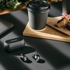 Technics - Écouteurs Intra-Auriculaires Sans-Fil Bluetooth avec Supression du Bruit, Microphone et Boitier de Recharge, Noir - Simple Boutique
