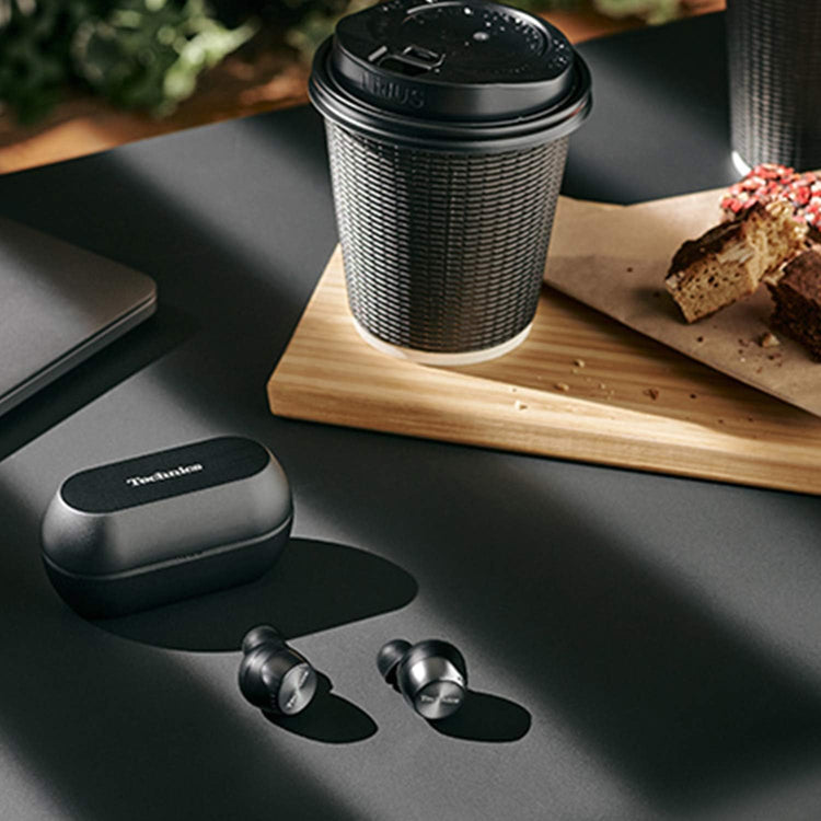 Technics - Écouteurs Intra-Auriculaires Sans-Fil Bluetooth avec Supression du Bruit, Microphone et Boitier de Recharge, Noir - Simple Boutique