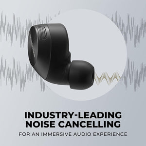 Technics - Écouteurs Intra-Auriculaires avec Supression du Bruit, Microphone et Boitier de Recharge, Noir - Simple Boutique