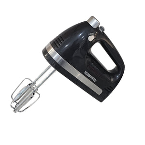 Toastess - Batteur à Main à 5 Vitesses, Fouets et Crochet Pétrisseurs Compris, 350 Watts, Noir - Simple Boutique