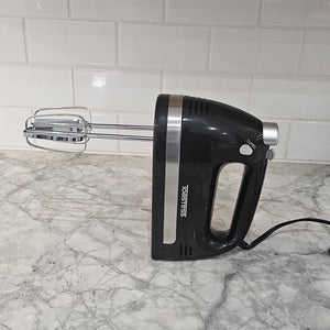 Toastess - Batteur à Main à 5 Vitesses, Fouets et Crochet Pétrisseurs Compris, 350 Watts, Noir - Simple Boutique