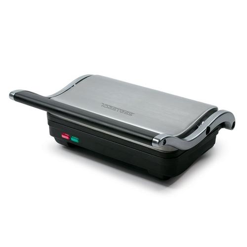 Toastess TSG710 - Grill Pour Sandwichs avec Plaque de Cuisson Antiadhésive, 1000 Watts, Acier Inoxydable - Simple Boutique