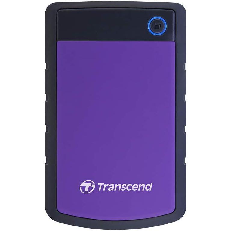 Trenscend Disque Dur Externe Storejet 25H3 2.5" USB 3.0 capacité de 1, 2 ou 4 TB Bleu ou Mauve - Simple Boutique