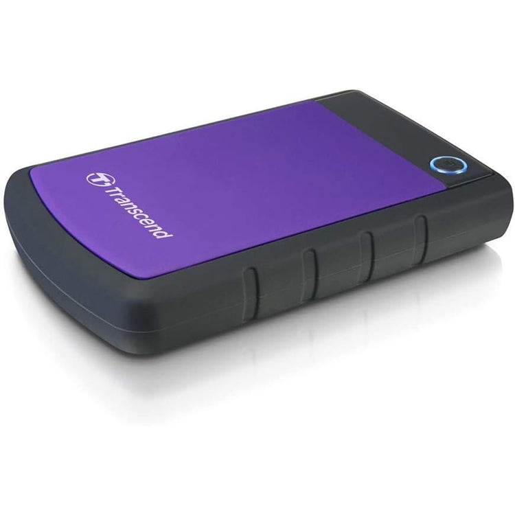 Trenscend Disque Dur Externe Storejet 25H3 2.5" USB 3.0 capacité de 1, 2 ou 4 TB Bleu ou Mauve - Simple Boutique