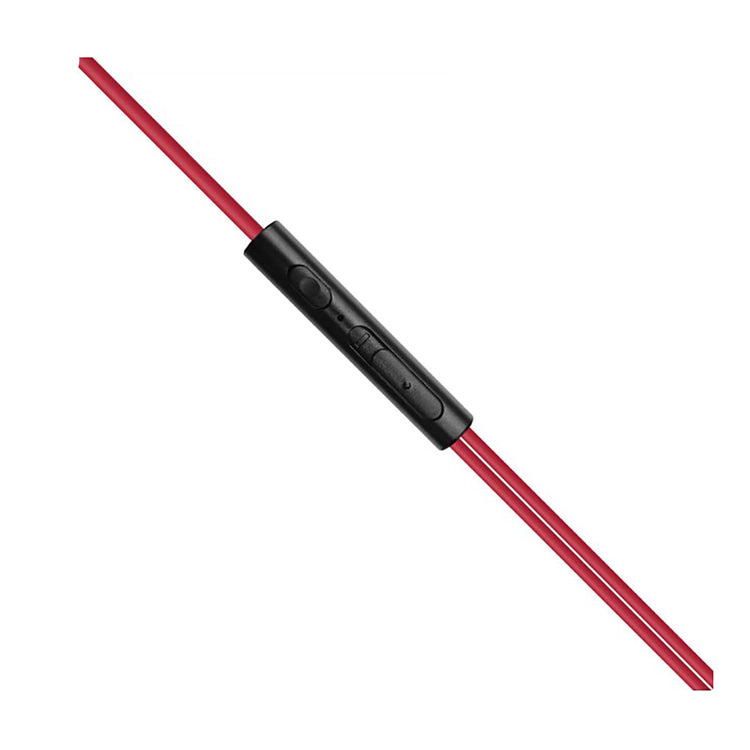 Veho - Écouteurs Intra-Auriculaire Filaire Z3 avec Microphone et Télécommande Intégré, Rouge - Simple Boutique