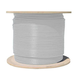 Vericom - Câble Réseau UTP CAT6a (650 MHz) Solide, Longeur de 1000pi, Blanc - Simple Boutique