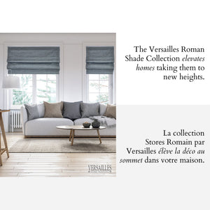 Versaille - Store Romain Sans Cordon, Collection Caesar, Tissu Assombrissant, Gris Foncé (Disponible en 7 Grandeurs) - Simple Boutique