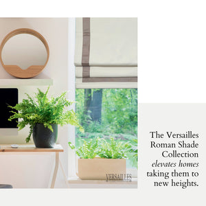 Versaille - Store Romain Sans Cordon, Collection Valentina, Tissu Assombrissant, Taupe (Disponible en 7 Grandeurs) - Simple Boutique