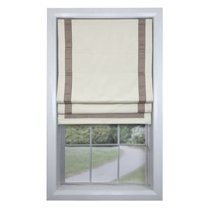 Versaille - Store Romain Sans Cordon, Collection Valentina, Tissu Assombrissant, Taupe (Disponible en 7 Grandeurs) - Simple Boutique