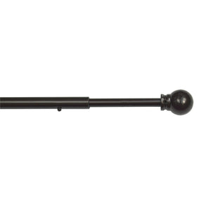 Versailles - Ensemble de 2 Bras Pivotants pour Rideau, Longueur Ajustable, Couleur Café (Disponible en 2 Grandeur) - Simple Boutique