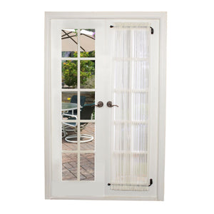 Versailles - Ensemble de 2 Bras Pivotants pour Rideau, Longueur Ajustable, Couleur Café (Disponible en 2 Grandeur) - Simple Boutique