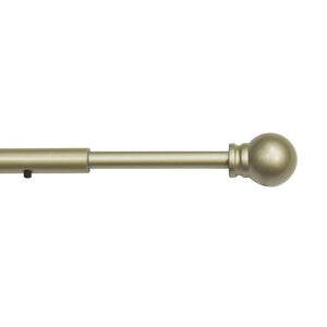 Versailles - Ensemble de 2 Bras Pivotants pour Rideau, Longueur Ajustable, Étain (Disponible en 2 Grandeur) - Simple Boutique