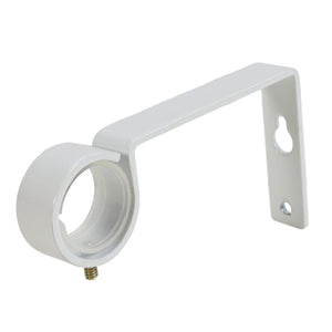 Versailles - Ensemble de 2 Supports pour Tringle à Rideau, Installation au Mur ou au Plafond, Blanc - Simple Boutique