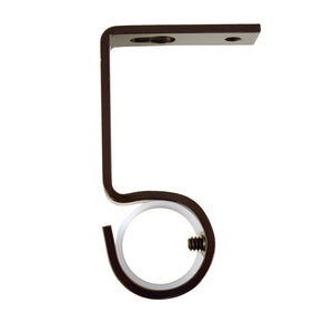 Versailles - Ensemble de 2 Supports pour Tringle à Rideau, Installation au Mur ou au Plafond, Bronze - Simple Boutique
