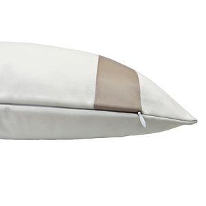 Versailles - Housse de Coussin Valentina, 20" x 20", Lavable à la Machine, Taupe - Simple Boutique