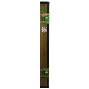 Versailles - Panneau de Rideau en Bambou Ring Top, Oeillets en Laiton, 40" x 63", Espresso - Simple Boutique
