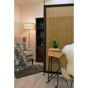 Versailles - Panneau d'intimité en Bambou, 38" x 68", Hauteur ajustable, Brun Miel - Simple Boutique