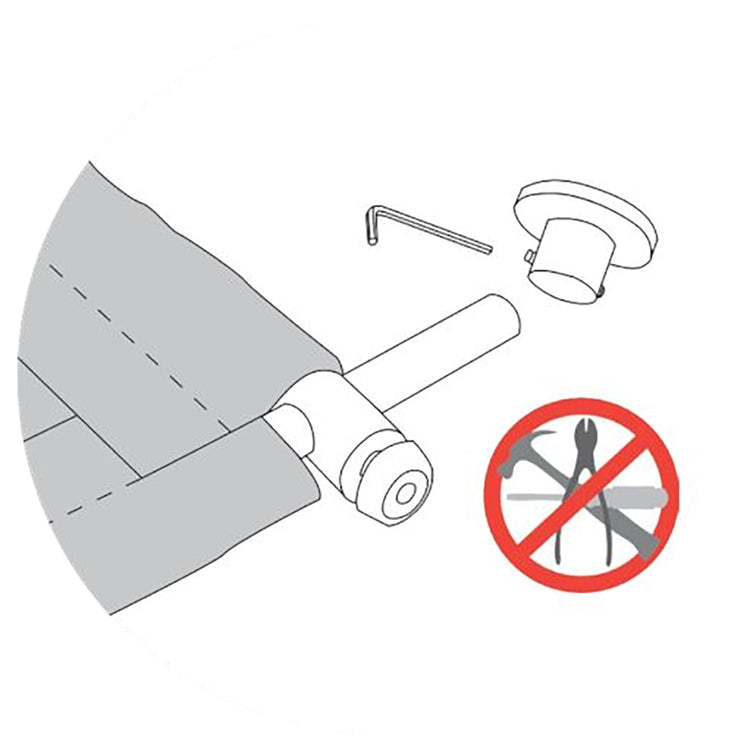 Versailles - Panneau d'intimité en Papier Tissé, 48" x 72", Hauteur ajustable, Gris - Simple Boutique