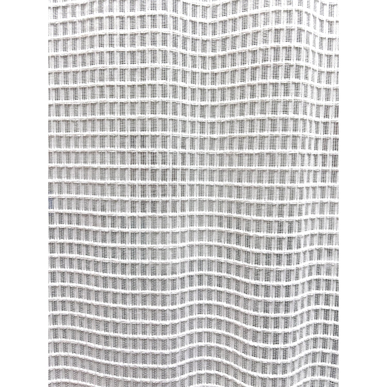 Versailles - Panneau d'intimité en Tissu Gaufré, 42" x 72", Hauteur Ajustable, Blanc - Simple Boutique