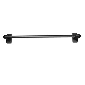 Versailles - Tringle à Rideau Magnétique, Longueur Ajustable de 15" à 28", Fixation Solide, Charbon - Simple Boutique