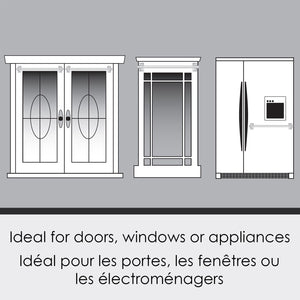 Versailles - Tringle à Rideau Magnétique, Longueur Ajustable de 15" à 28", Fixation Solide, Étain - Simple Boutique
