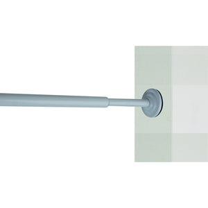 Versailles - Tringle à Rideau à Tension, Longueur Ajustable, Installation Sans Outils, Blanc (3 Grandeurs Disponibles) - Simple Boutique