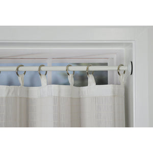 Versailles - Tringle à Rideau à Tension, Longueur Ajustable, Installation Sans Outils, Blanc (3 Grandeurs Disponibles) - Simple Boutique