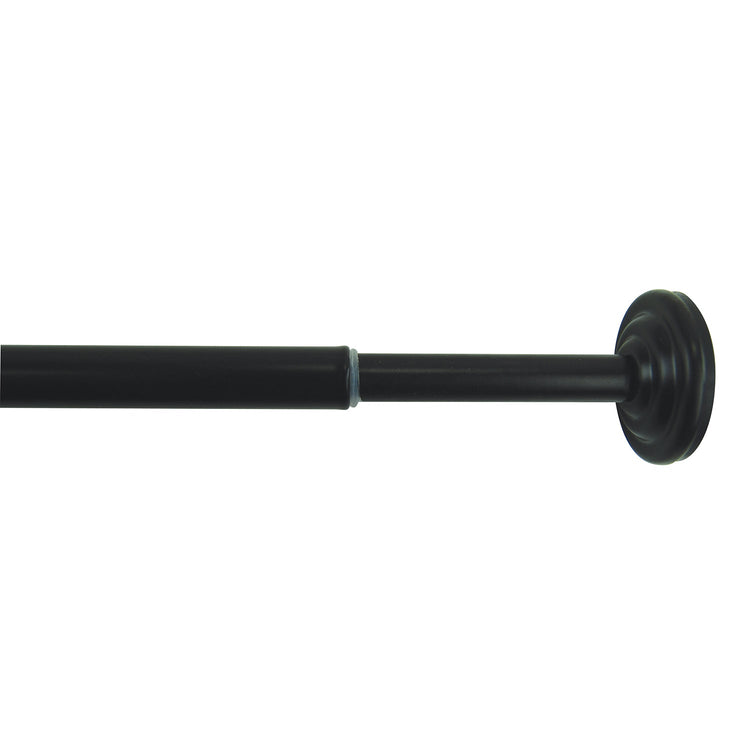 Versailles - Tringle à Rideau à Tension, Longueur Ajustable, Installation Sans Outils, Noir (3 Grandeurs Disponibles) - Simple Boutique