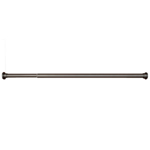 Versailles - Tringle à Tension pour Rideau DUO en Acier Inoxydable, Intérieur/Extérieur, Longueur Ajustable, Gris (3 Grandeurs Disponibles) - Simple Boutique
