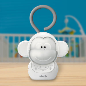 Vtech - Dispositif Sonore Apaisant Portatif pour Bébé Myla le Singe, Berceuse et Veilleuse - Simple Boutique