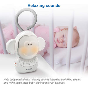 Vtech - Dispositif Sonore Apaisant Portatif pour Bébé Myla le Singe, Berceuse et Veilleuse - Simple Boutique