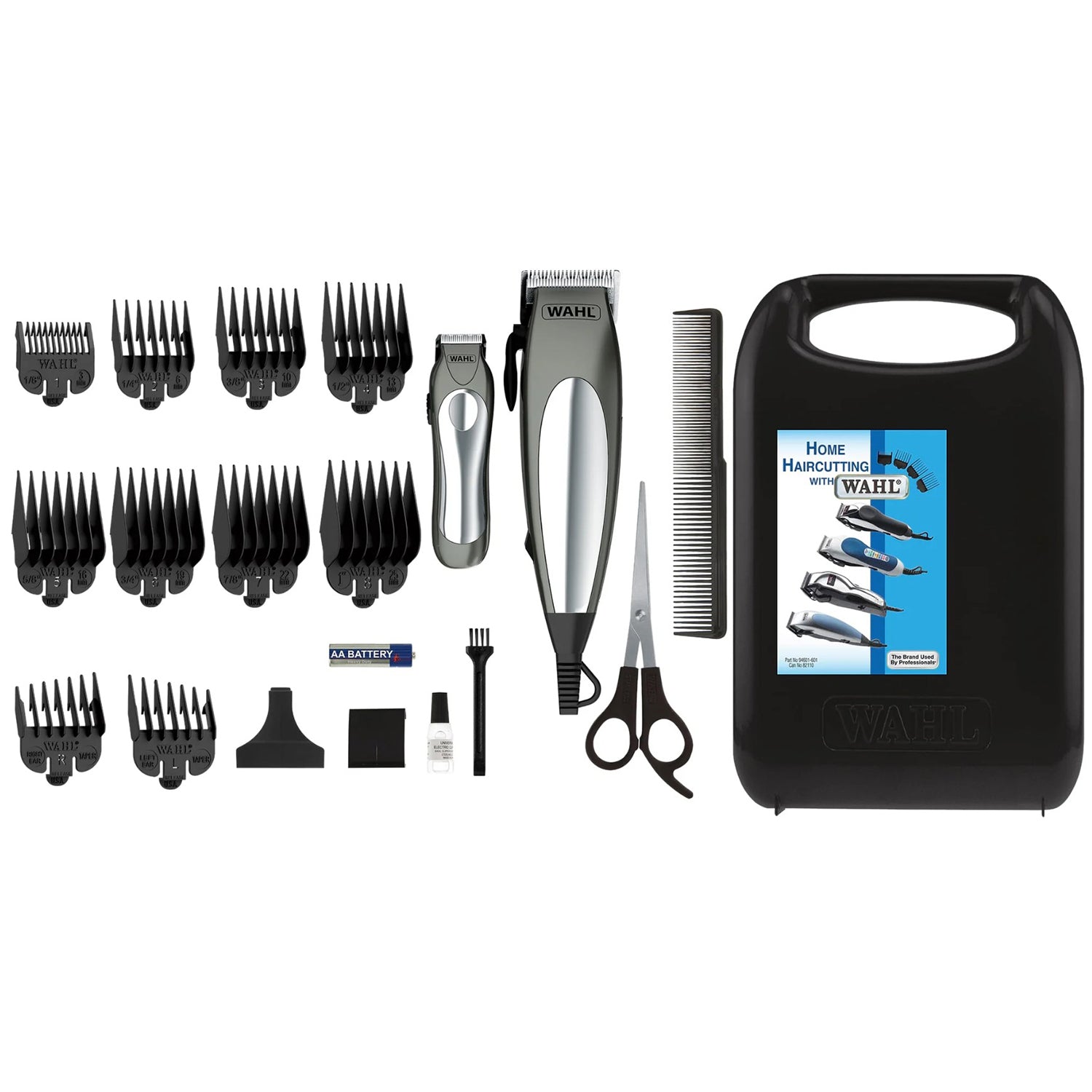 WAHL - Ensemble de Tondeuse à Cheveux Deluxe Groom Pro, 19 Morceaux - Simple Boutique