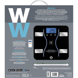 Weight Watcher - Pèse-Personne Numérique avec Analyse Corporelle, Bluetooth, Capacité Maximum de 180kg - Simple Boutique