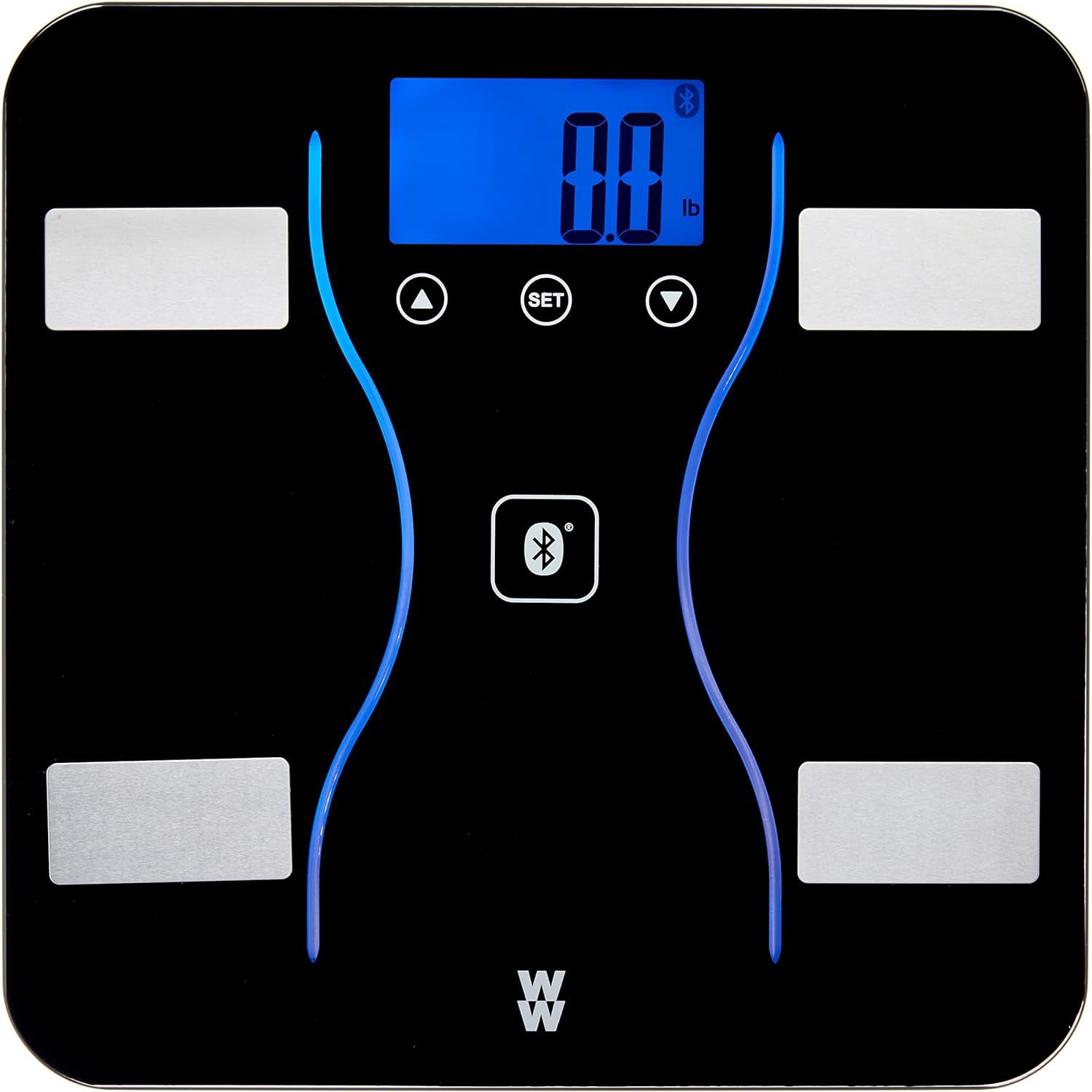 Weight Watcher - Pèse-Personne Numérique avec Analyse Corporelle, Bluetooth, Capacité Maximum de 180kg - Simple Boutique
