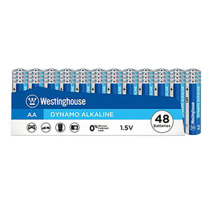 Westinghouse - Ensemble de 48 Batteries Alcaline Dynamo AA - Simple Boutique